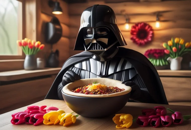 Jaynl-tm, Darth Vader Sitting On A Rustic Toilet, Taking A M...
