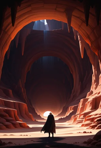 Back View, Back View Fullbody, Man Standing In A Cloak From... — Stable Diffusion AI Prompt: ((back view)), back view fullbody, man standing in a cloak from the back at the...