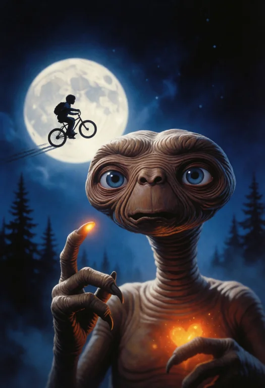Cinematic Movie Poster Art In The Style Of 1980s Practical E...