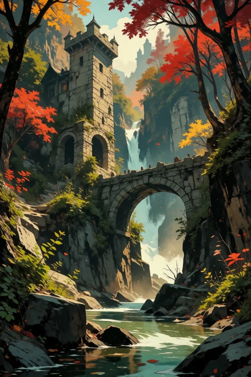 Nature, Photorealistic, High Contrast, Dynamic Movement, And...