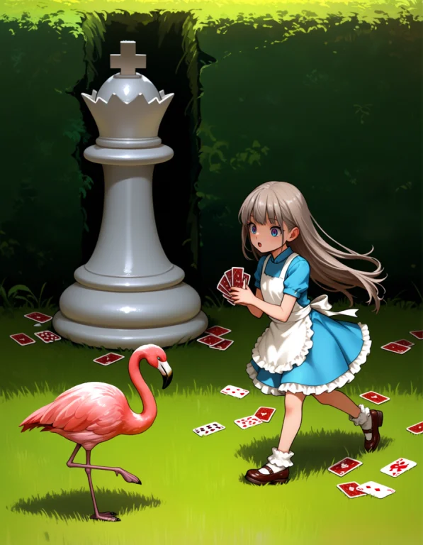 Loraalice As109 Chr1aliceas109chr Inside A Hedge Maze, Walki...