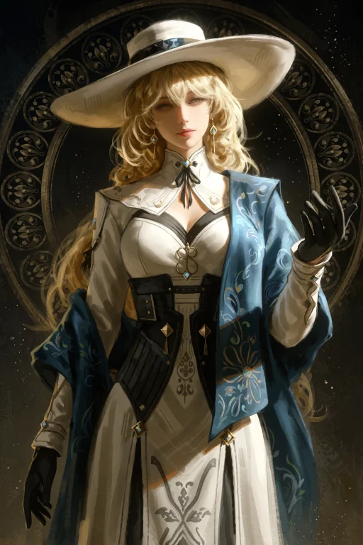 Masterpiece, Best Quality, Absurdres, Safe, A Blonde Woman W...