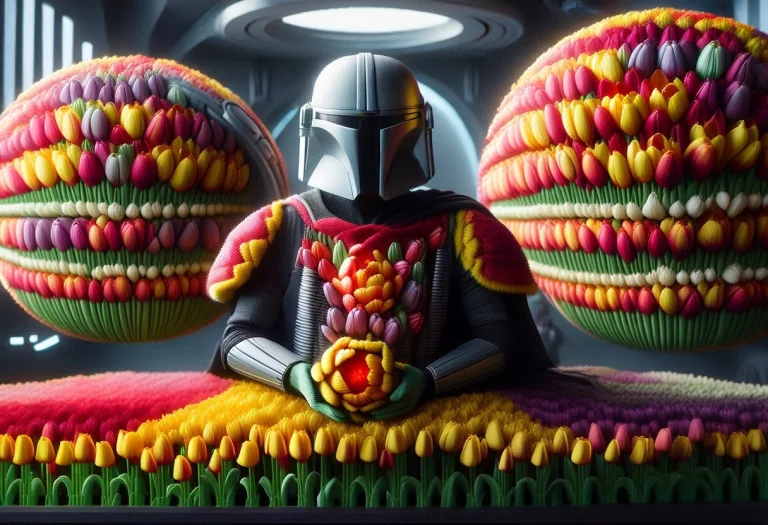 The Mandalorian, Standing In Front Of Darth Vader On The Dea...