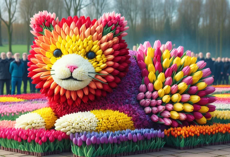 Jaynl-tm, Made Of Tulips, The King Of The Animals Reduced To...