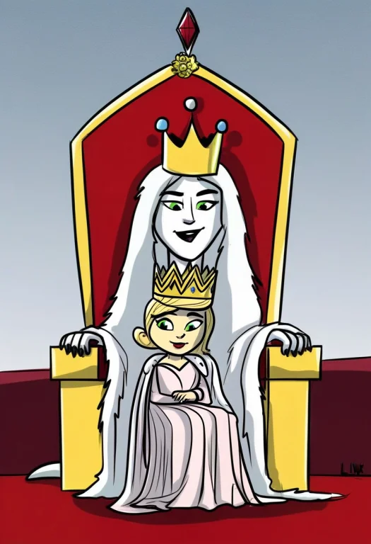 Jaynl-tm, Made Of Tulips, Crown Made Of Tulips, Throne Made...
