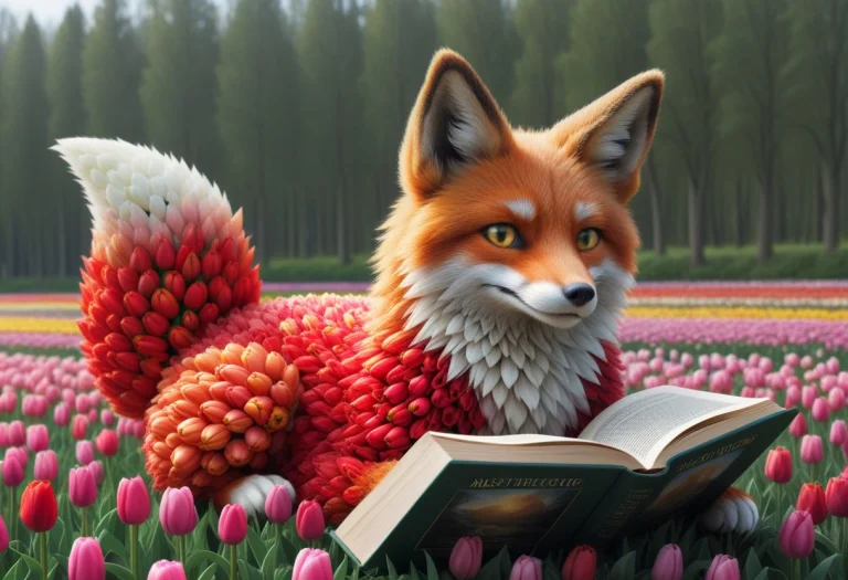 Fox, Made Of Tulips, Searching For Your Destiny In A Book Th...