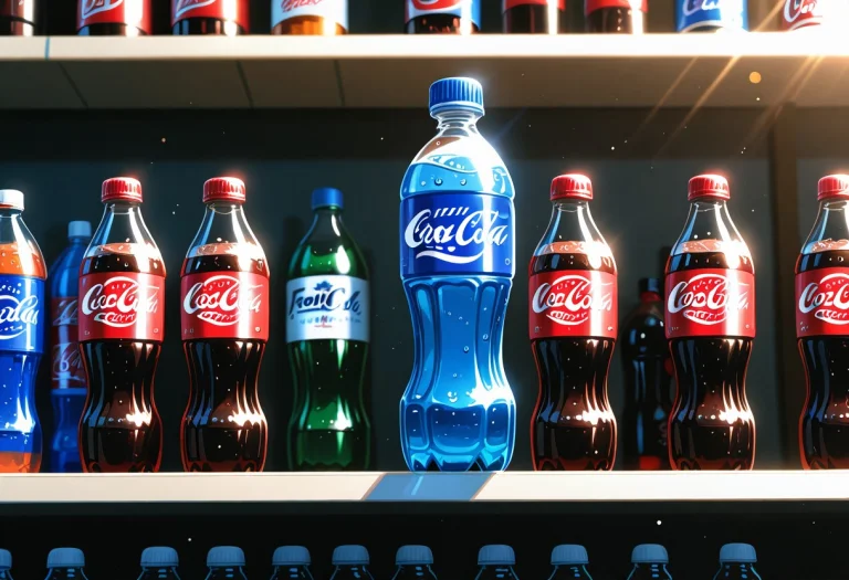Macro Close Up, Bottles, A Close-up Front View Of The On The...