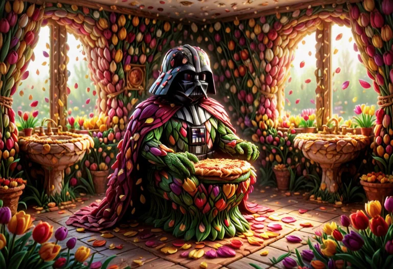 Made Of Tulips, Tulip Petals1.3, Darth Vader, Full Armor Mad...