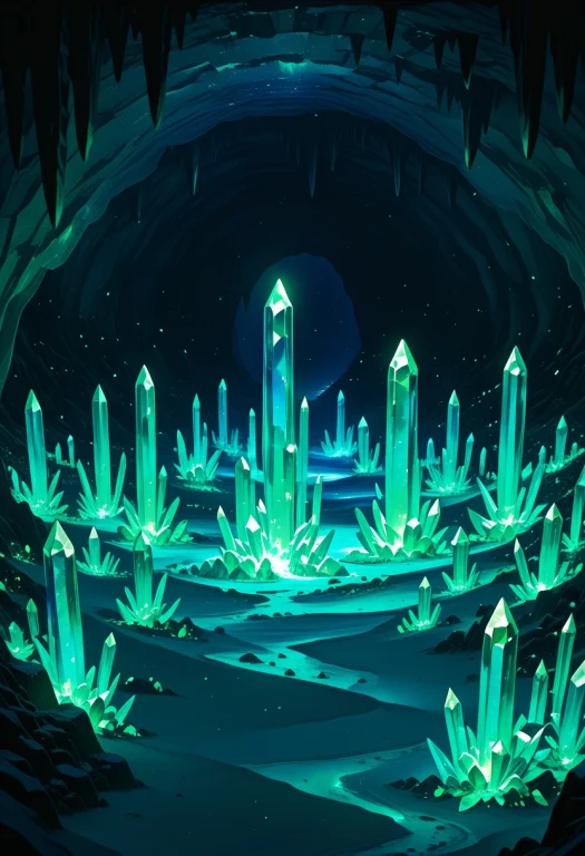 Inside,sand Cave, Top View, Crystal Pit, Crystalline Stalact...