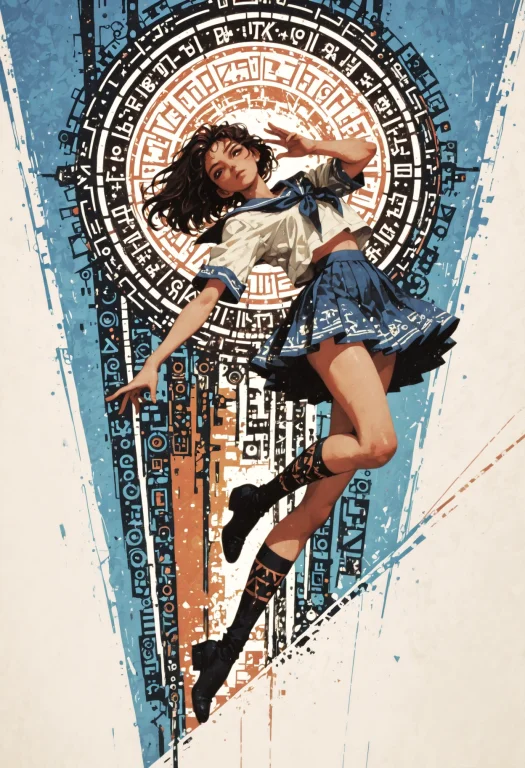 Masterpiece, Best Quality, Retro Art, Pastelcolor, Fullbody,...
