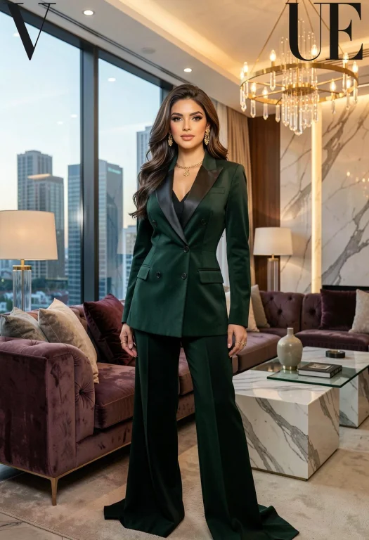 Vogue-style, Stunning, Gorgeous, High-fashion Arab Beauty In...