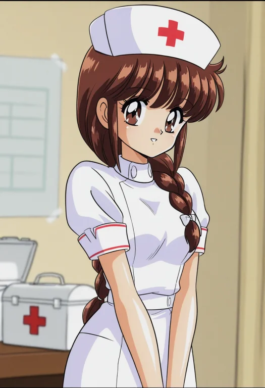 Safe, 1girl, Makinomai, Brown Hair, Long Hair, Single Braid,...