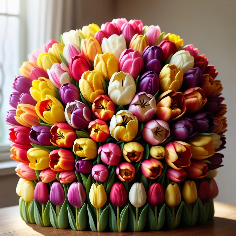Make Animals Made Out Of Tulip Petals  Individual, Distinct...