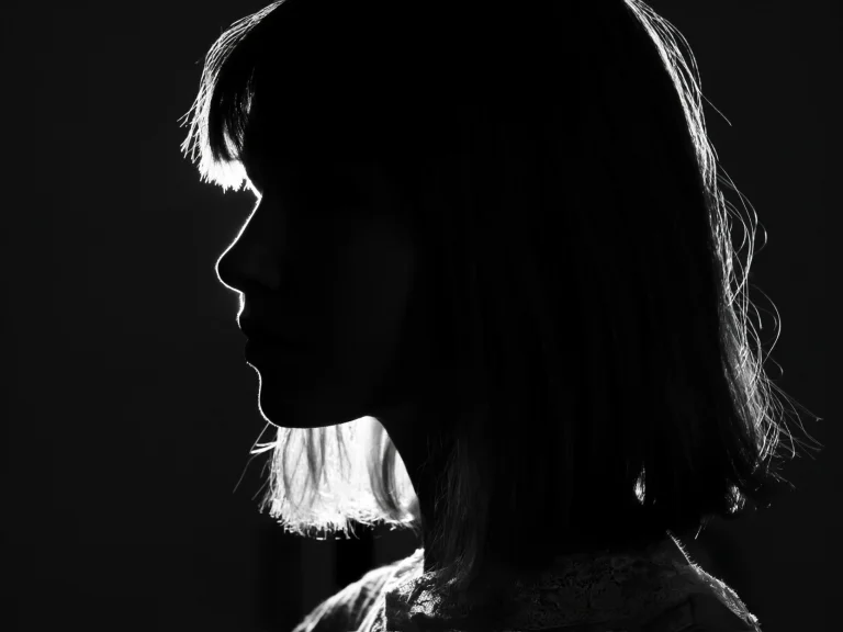 A Profile View Of A 20 Years Old Baltic Girl Captured In A H...