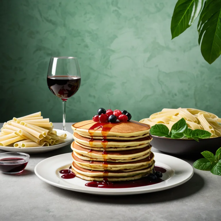 Foodbotanicalgreen3, Product Photography Of A Stack Of Panca...