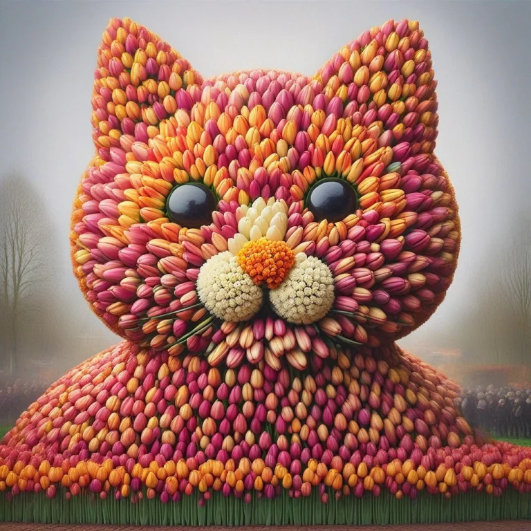 Jaynl-tm, Made Of Tulips, Halloween Made Of Tulips,painterly...