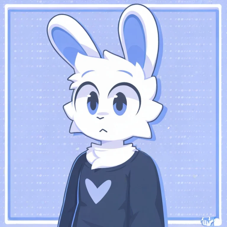 4rt1fyb3r, Upper Body, Break Bunny Character, 1boy,