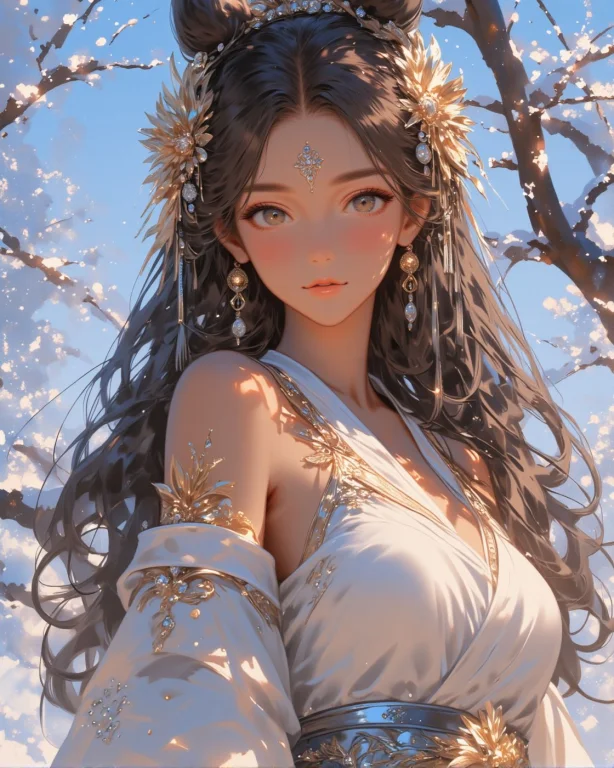Anime Artwork Masami Kurumada ,a Brown Skinned Woman As A Wa...