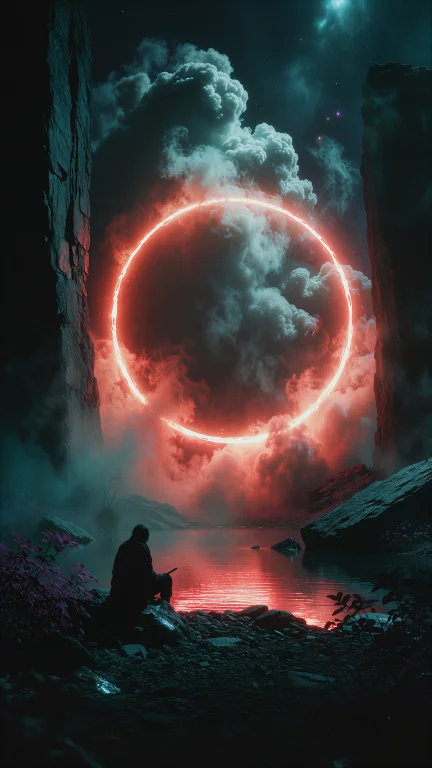 Masterpiece, Highest Quality, Nighttime Atmosphere1.3, Red H...