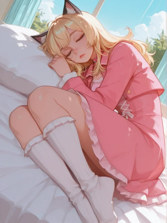 , 1girl, Solo, Lazypos, Anime-style, Detailed Background, Vi...