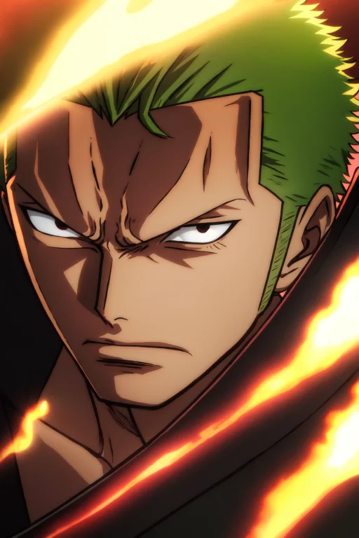 1boy, Wanostyle, Roronoazoro, Angry Looking, Katana, Looking...