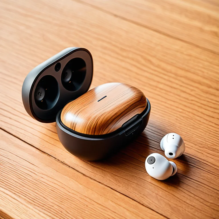 Loratechwoodgrainv10.80, Techwoodgrain, A Wireless Earbuds C...