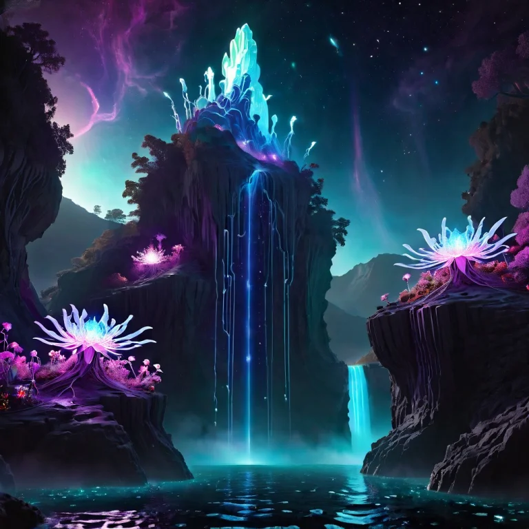 Masterpiece, Best Quality, Highly Detailed Fantasy Landscape...