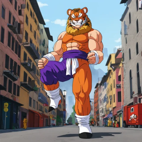 Akiratoriyama Art Style, A Guy Fighting In The Air, 1guy, So... — Stable Diffusion AI Prompt: akiratoriyama art style, a guy fighting in the air, 1guy, solo, saiyan,