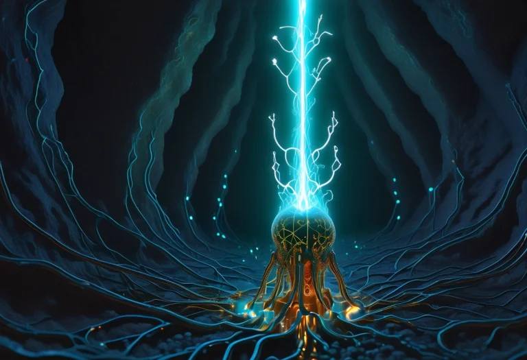 Inside The Vast Cavern Of A Human Ribcage, A Tiny Quirky Ast...