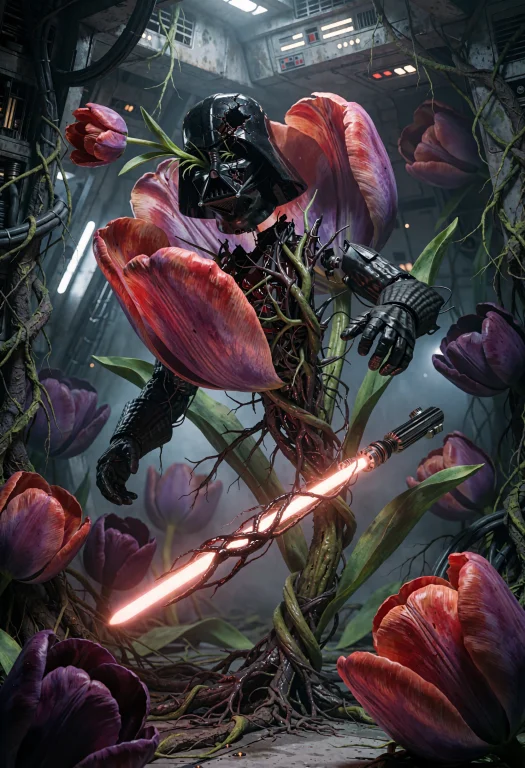 D4rk4rts, Darth Vader Inside A Completely Abandoned Imperial...