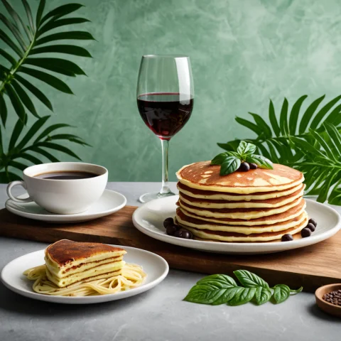 Foodbotanicalgreen, Product Photography Of A Bowl Of Pasta,... — SDXL AI Prompt: foodbotanicalgreen, product photography of a bowl of pasta, Surrounded by lush g...