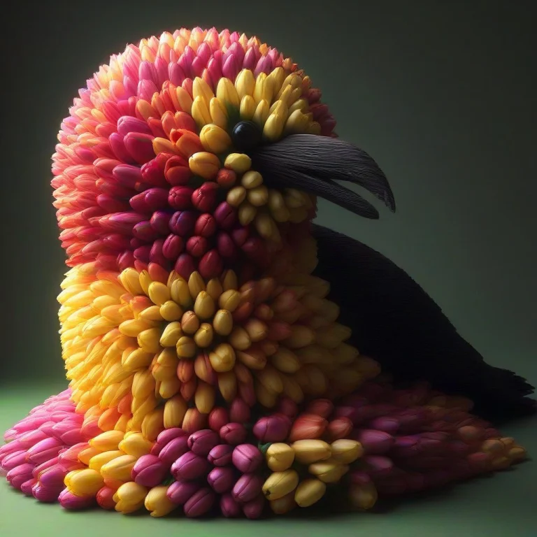 Jaynl-tm, Made Of Tulips, Crow