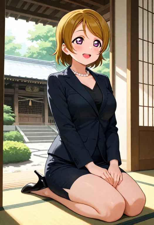 Masterpiece, 1girl, Love Live Koizumi Hanayo, Black Blouse,...