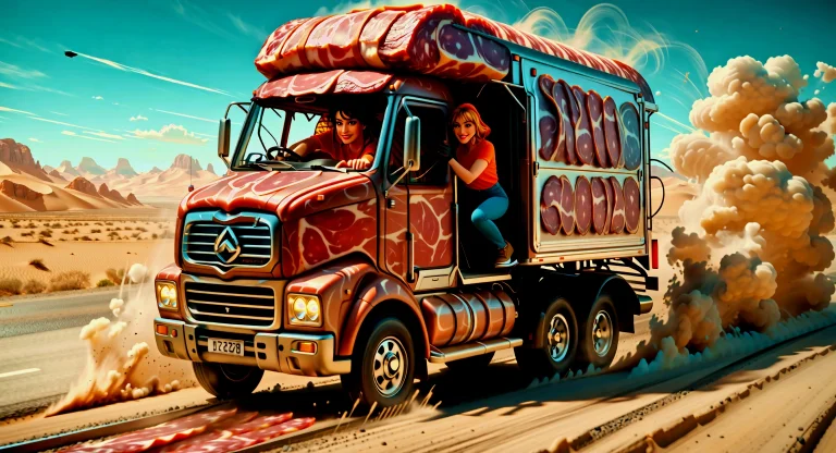 Meatmorph1.04, Hype4realistic,a Cartoon Meat Van, Completely...
