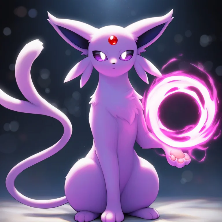 Masterpiece, Best Quality, Highres, Espeon, Pokemon, Psychic...
