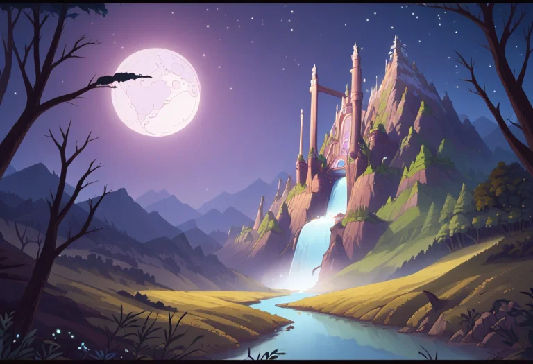 A Breathtaking Anime Fantasy Landscape Beyond Imagination, A...
