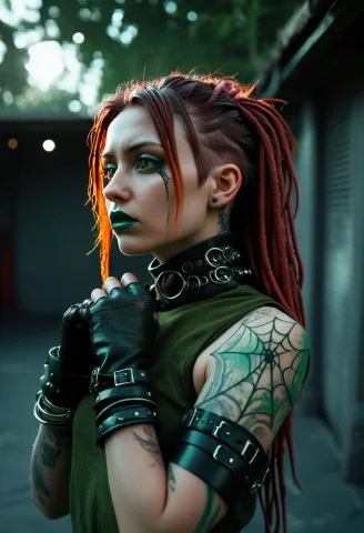 Photorealistic Cinematic Portrait Of 4n4st4s14, A Cinematic... — SDXL AI Prompt: Photorealistic cinematic portrait of 4N4ST4S14, A cinematic outdoor portrait of...