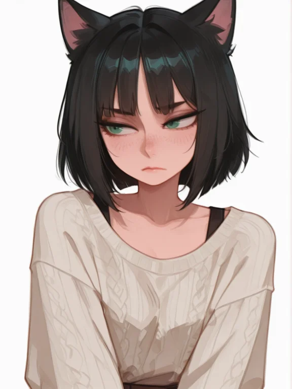 , Quality, 1girl, Solo, Cat Girl, ,