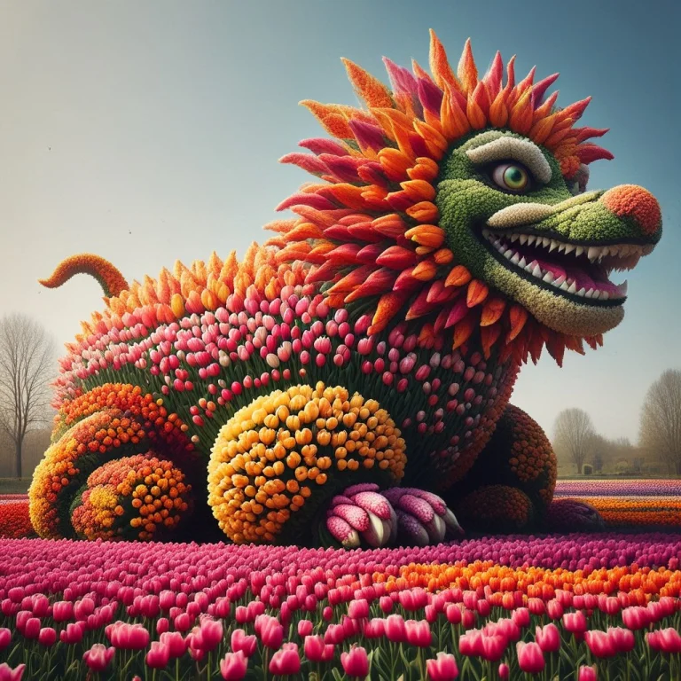 Jaynl-tm, Made Of Tulips, Tractor Stableyogisanimetoonnegati...