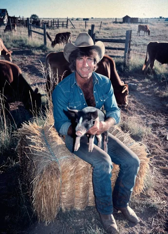 A Candid, Authentic 1980s Photograph Taken On A Working Catt... — Stable Diffusion AI Prompt: A candid, authentic 1980s photograph taken on a working cattle ranch in rural Te...