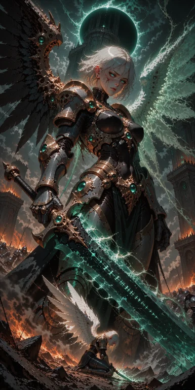 A Dynamic Action Illustration In Sketchy Digital Painting St...