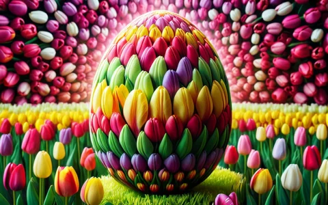 Jaynl-tm, Loratulipmania1 Colorful, Luminous, Easter Egg Mad... — SDXL AI Prompt: jaynl-tm, colorful, luminous, (Easter Egg made of tulips:1.25), elaborate, (ult...