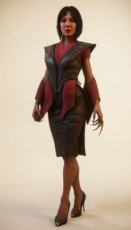 Grands, 3d Render, Lady Deathstrike In A Fashion-magazine St...