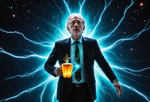 Iolumens Universe Effect, Galactic Glow, A Shooting Star Tha... — SDXL AI Prompt: iolumens Universe effect, galactic glow, a "shooting star" that is actually a mi...