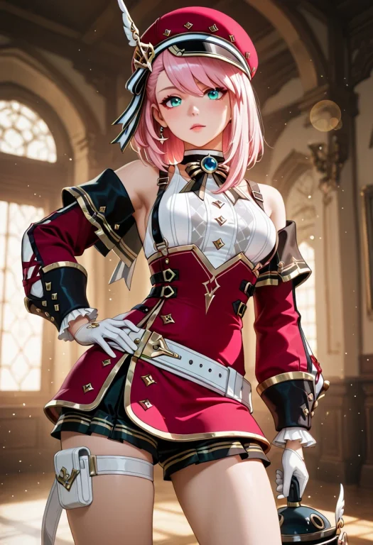 Adult , Close Up, Charlottegenshin, Blurry Background, Bokeh...