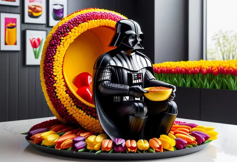 Jaynl-tm, Darth Vader Sitting On A Modern Futuristic Toilet...