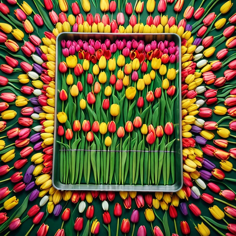 Jaynl-tm, Made Of Tulips, A Sterile Surgical Instrument Tray...