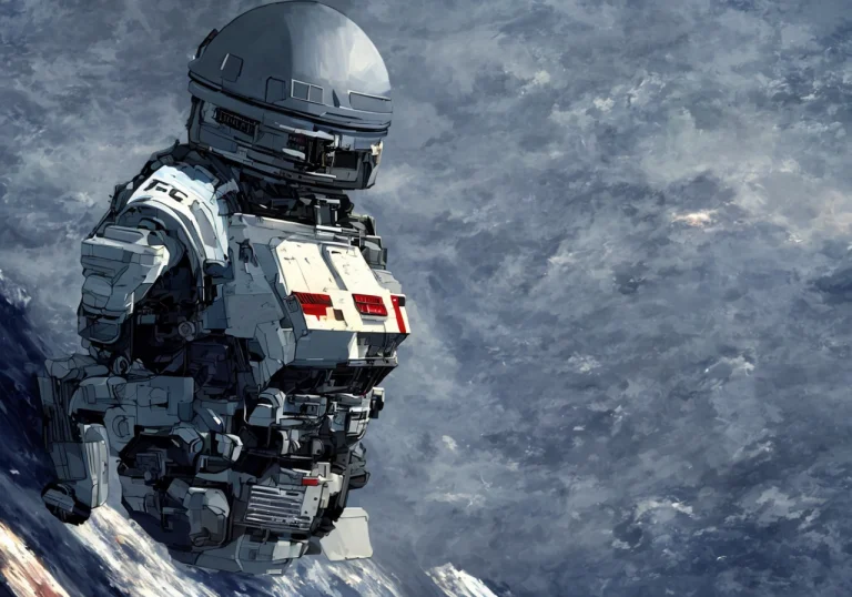 Textless, Best Quality, Adventure, Military Space Viking