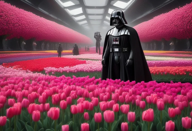 Prompt Darth Vader Standing Dramatically On The Bridge Of A...