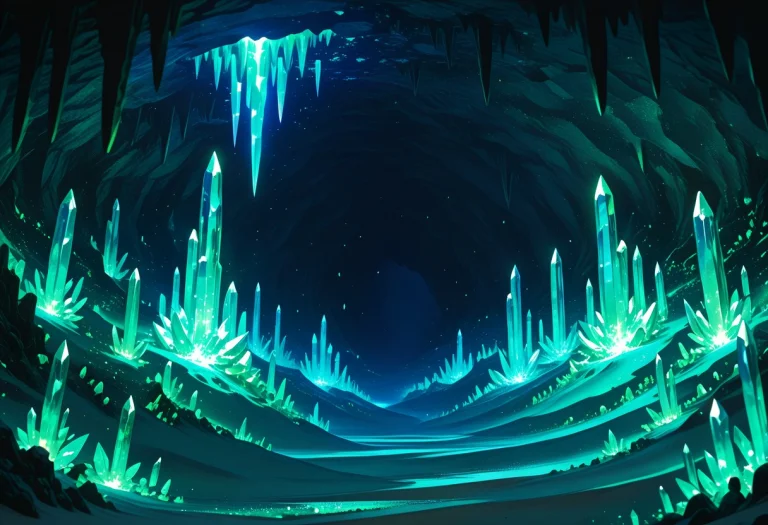Inside,sand Cave, Crystalline Stalactites And Crystalline St...